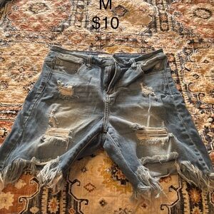 Cello Distressed Denim Shorts